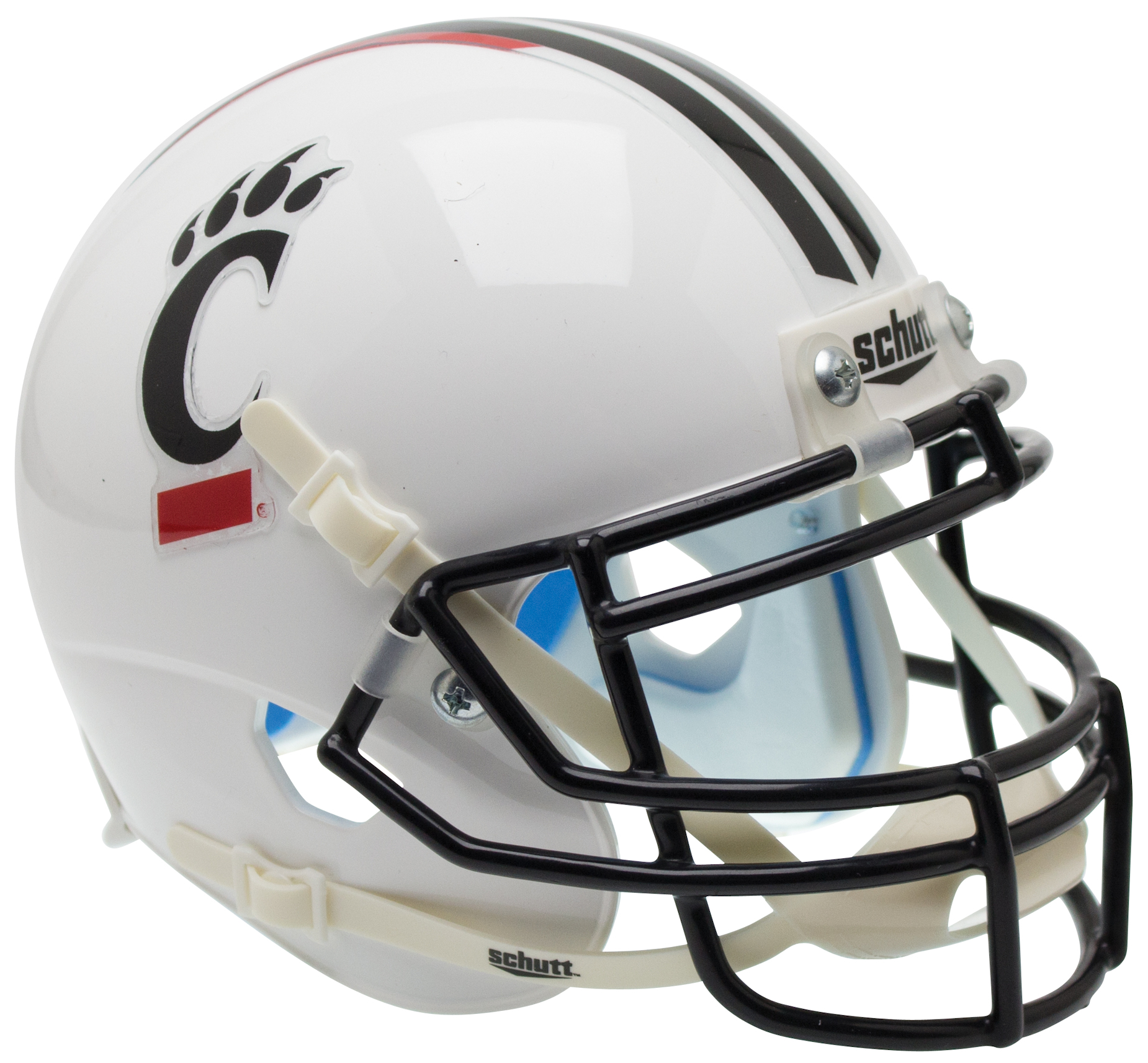 Cincinnati Bearcats Mini XP Authentic Helmet Schutt <B>Alt Stripe</B>