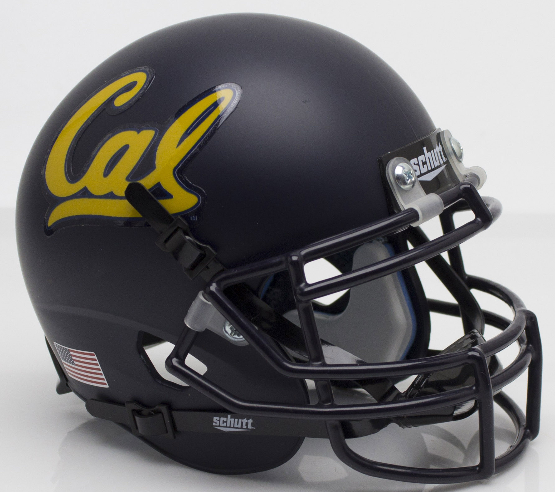 California (CAL) Golden Bears Mini XP Authentic Helmet Schutt <B>Matte Navy</B>