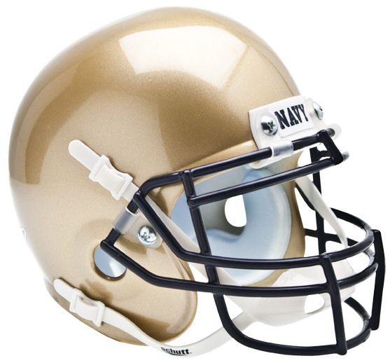 Navy Midshipmen Mini XP Authentic Helmet Schutt