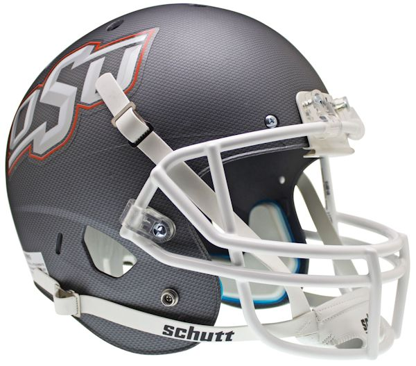 Oklahoma State Cowboys Full XP Replica Football Helmet Schutt <B>Cross Hatch</B>