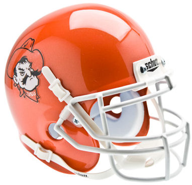 Oklahoma State Cowboys Mini XP Authentic Helmet Schutt <B>Pistol Pete Orange</B>
