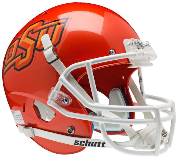 Oklahoma State Cowboys Full XP Replica Football Helmet Schutt <B>Orange</B>