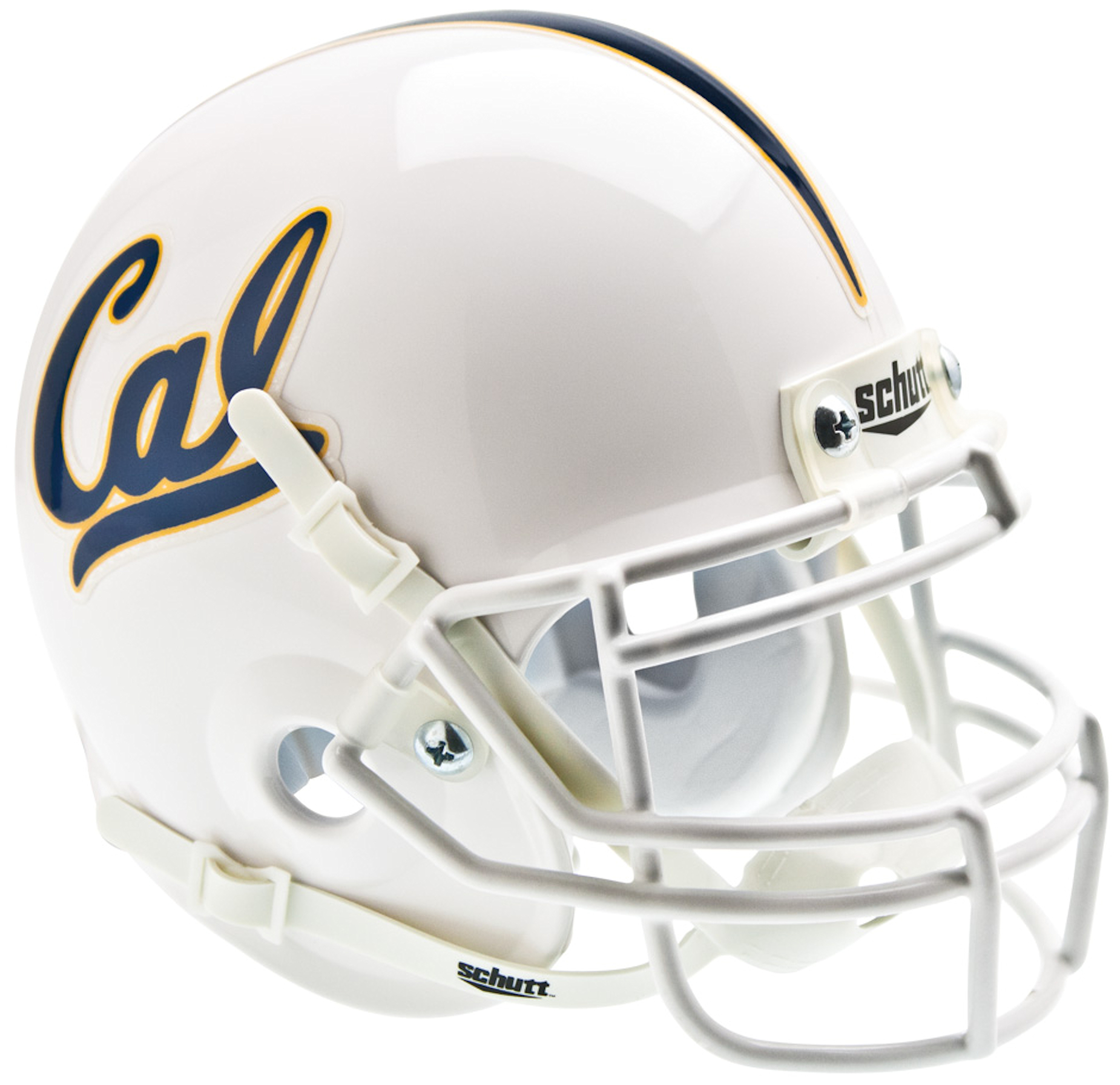 California (CAL) Golden Bears Mini XP Authentic Helmet Schutt <B>White</B>