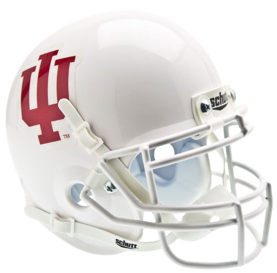 Indiana Hoosiers Mini XP Authentic Helmet Schutt <B>White</B>