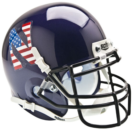 Northwestern Wildcats Mini XP Authentic Helmet Schutt <B>Flag N</B>