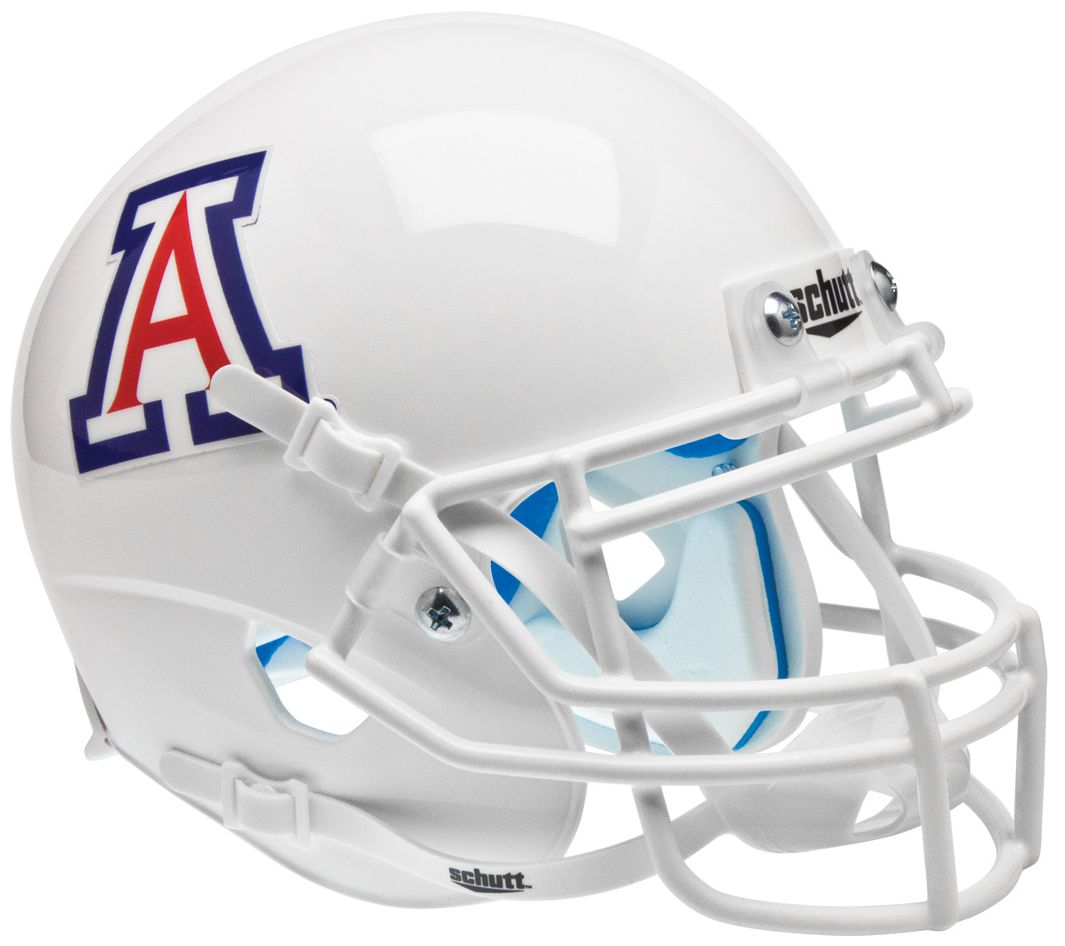 Arizona Wildcats Mini XP Authentic Helmet Schutt <B>White</B>