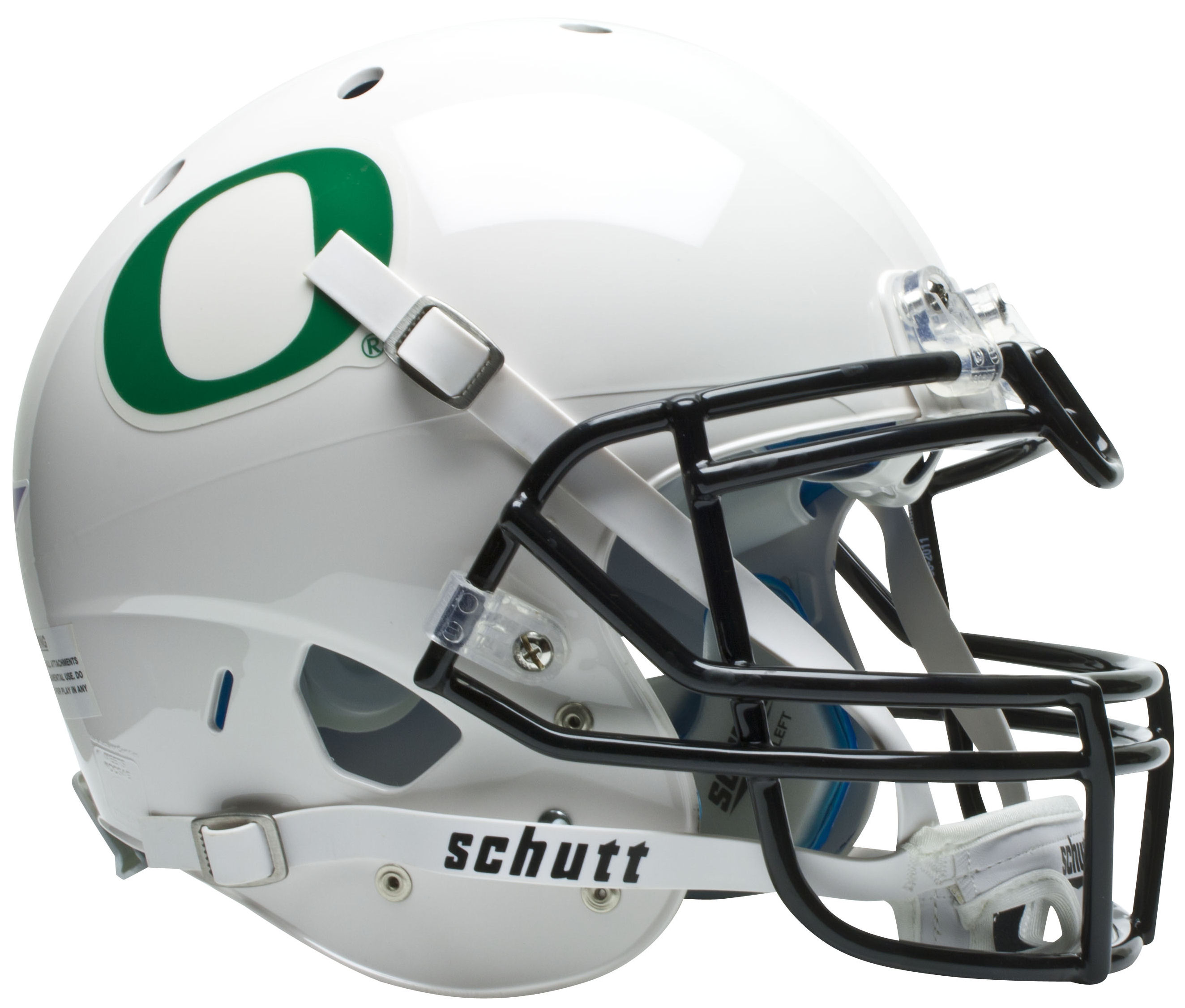 Oregon Ducks Authentic College XP Football Helmet Schutt <B>White</B>