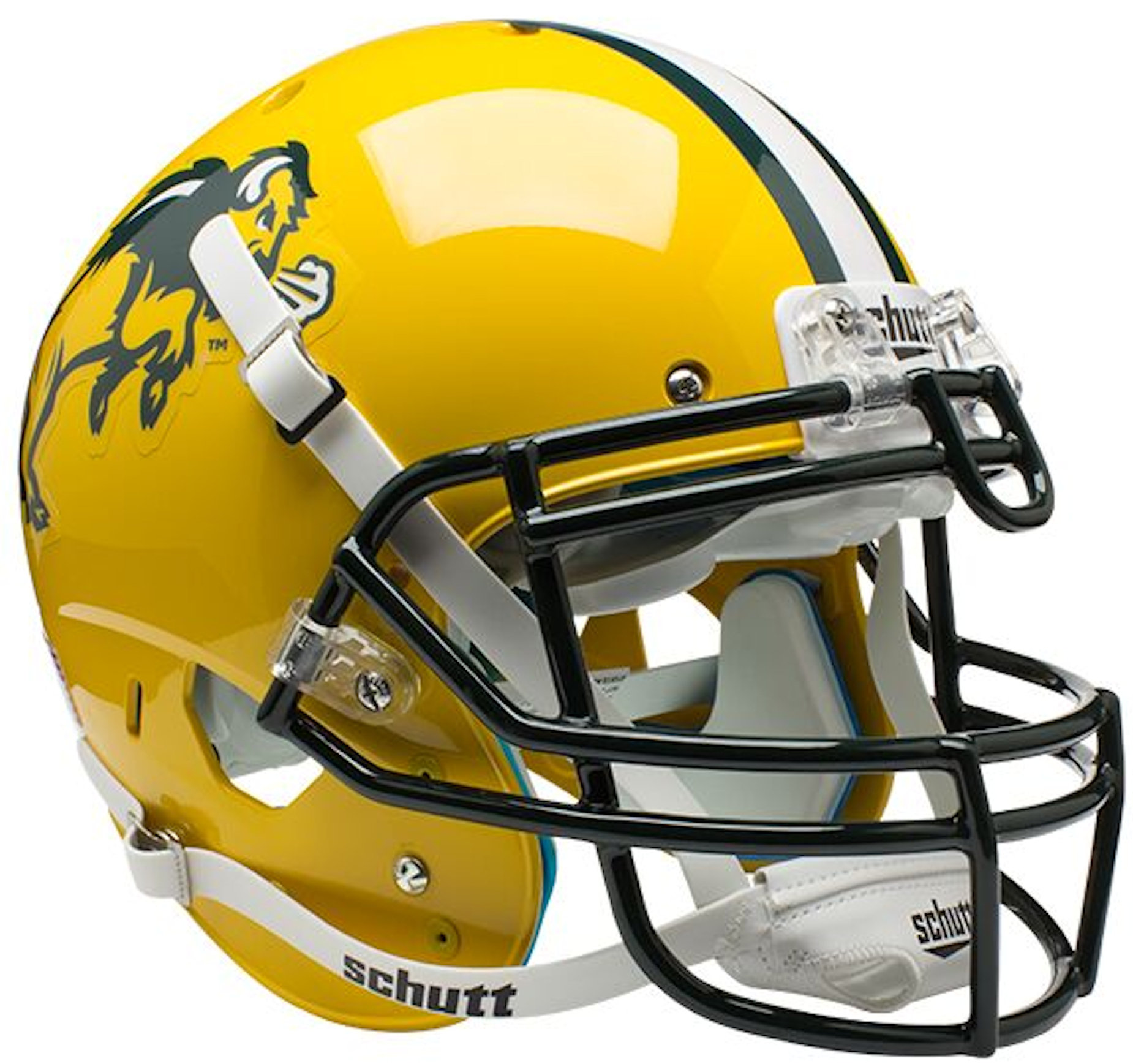 North Dakota State Bison Authentic College XP Football Helmet Schutt