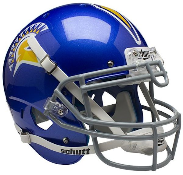 San Jose State Spartans Authentic College XP Football Helmet Schutt