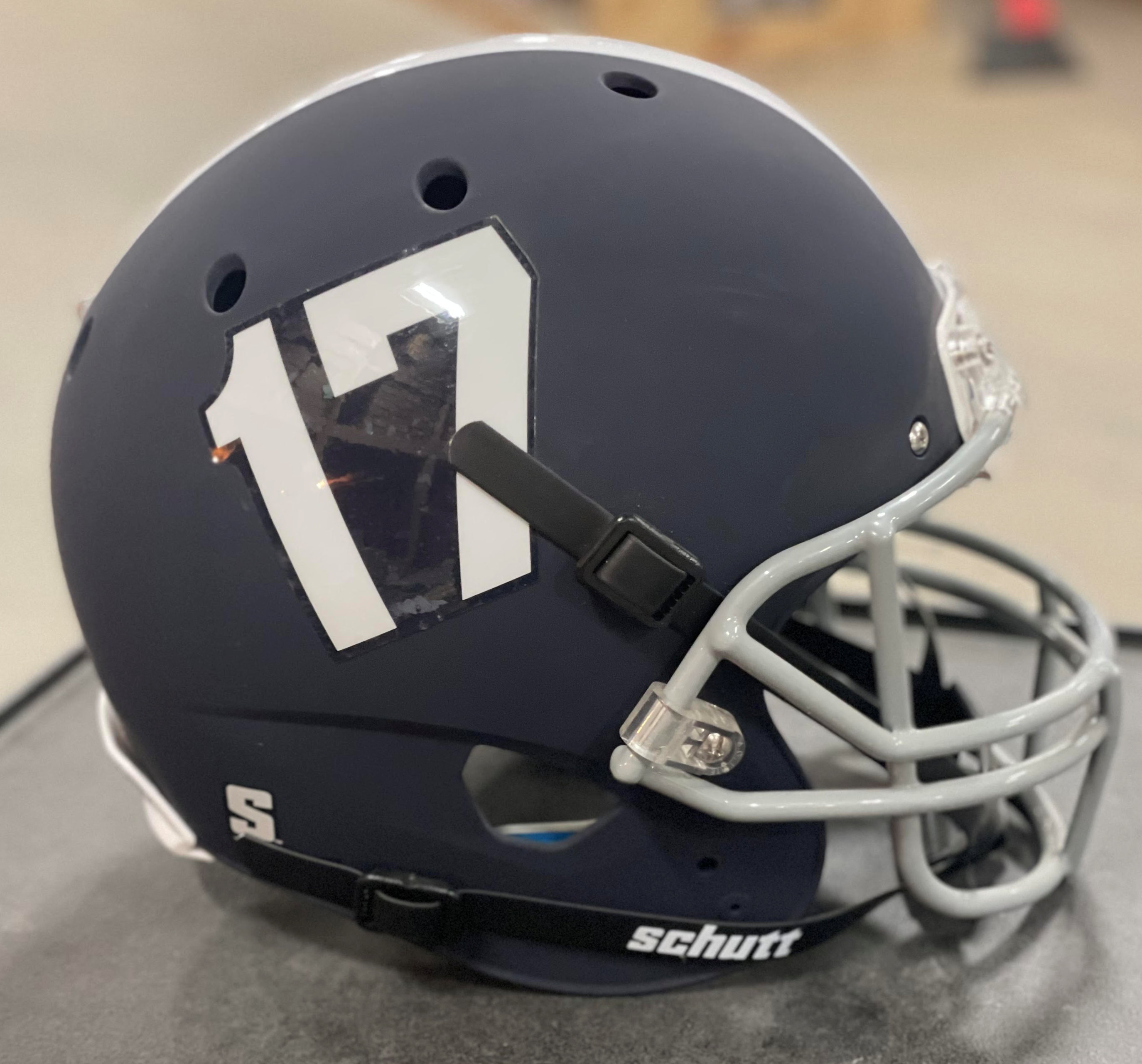 Georgia Southern Eagles Full XP Replica Football Helmet Schutt <B>Matte Navy</B>