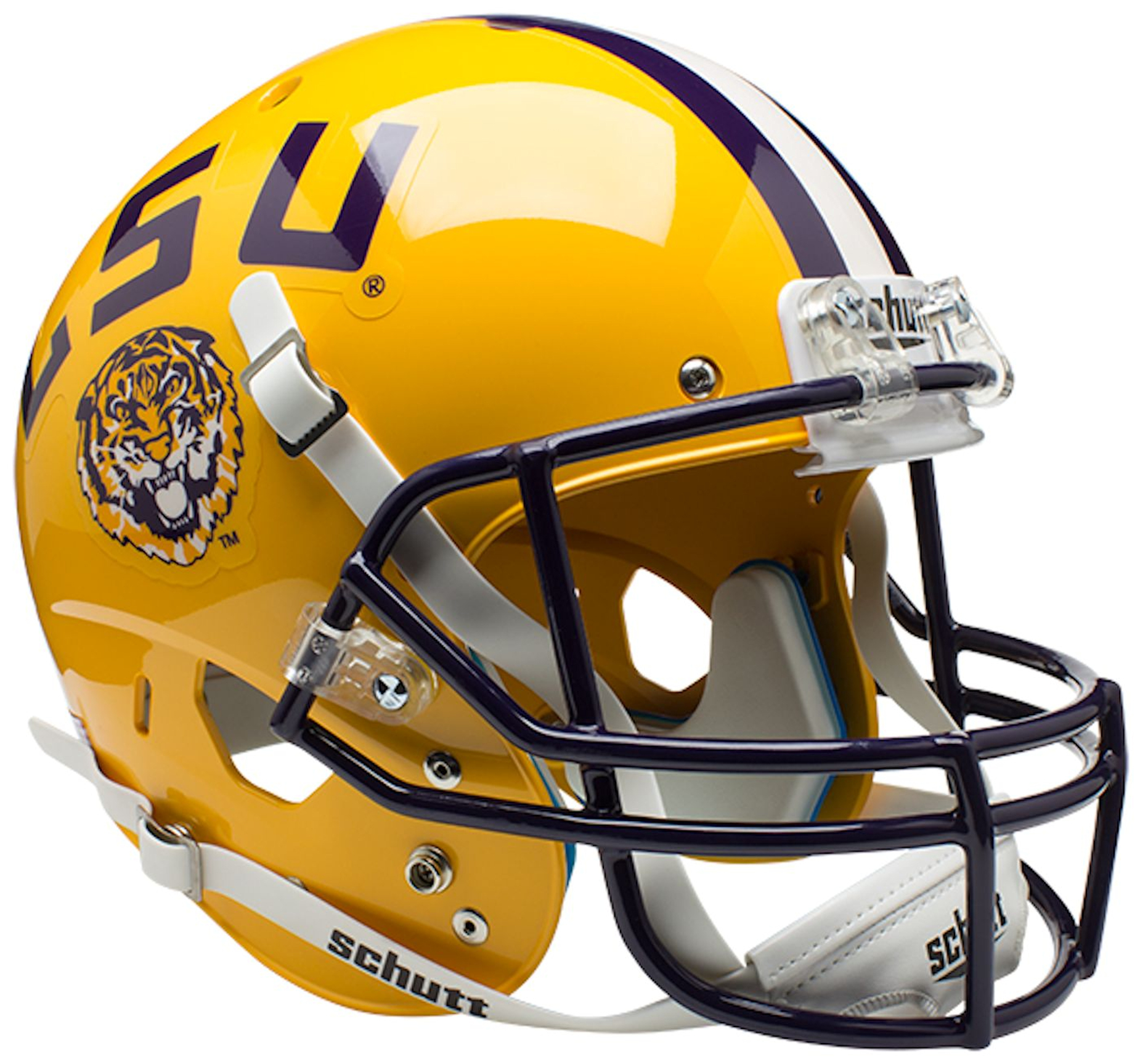 LSU Tigers Full XP Replica Football Helmet Schutt