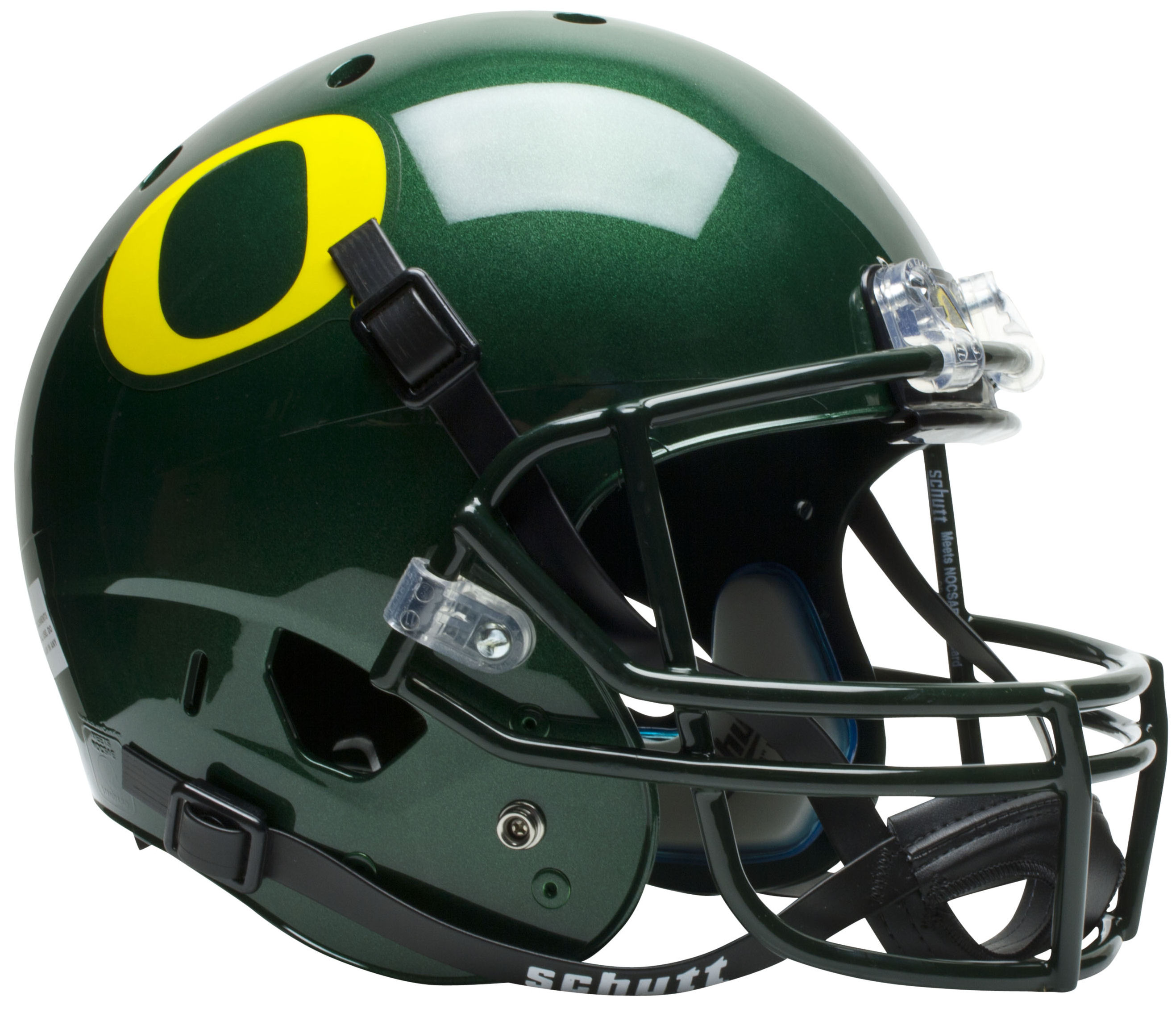 Schutt NCAA Oregon Ducks Collectibles On-Field Authentic Football Helmet 