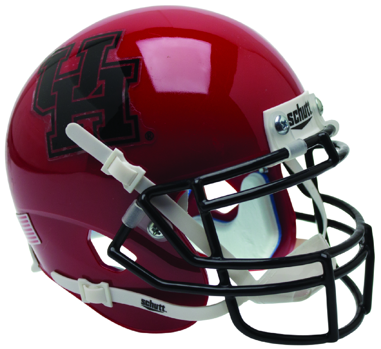 Houston Cougars Mini XP Authentic Helmet Schutt <B>Black Mask</B>