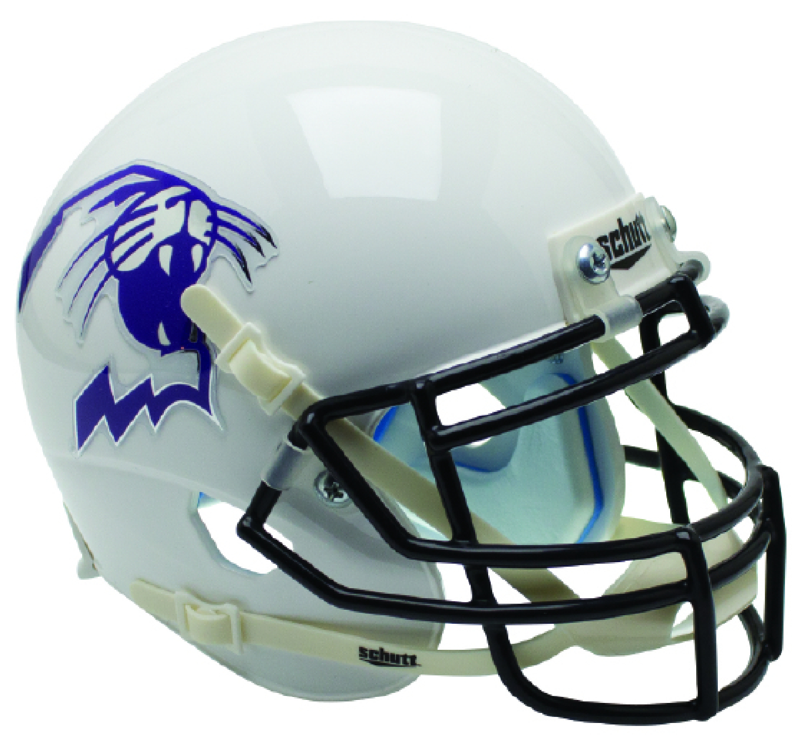 Northwestern Wildcats Mini XP Authentic Helmet Schutt <B>White Wildcat</B>