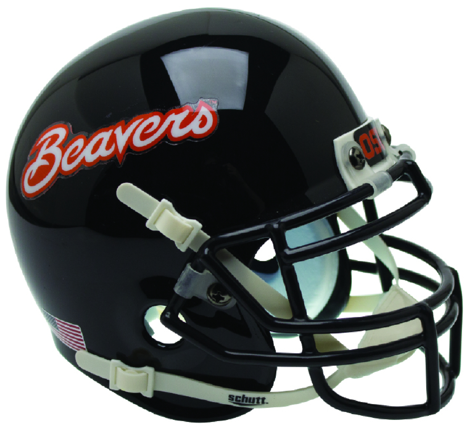 Oregon State Beavers Mini XP Authentic Helmet Schutt <B>Black Beavers</B>