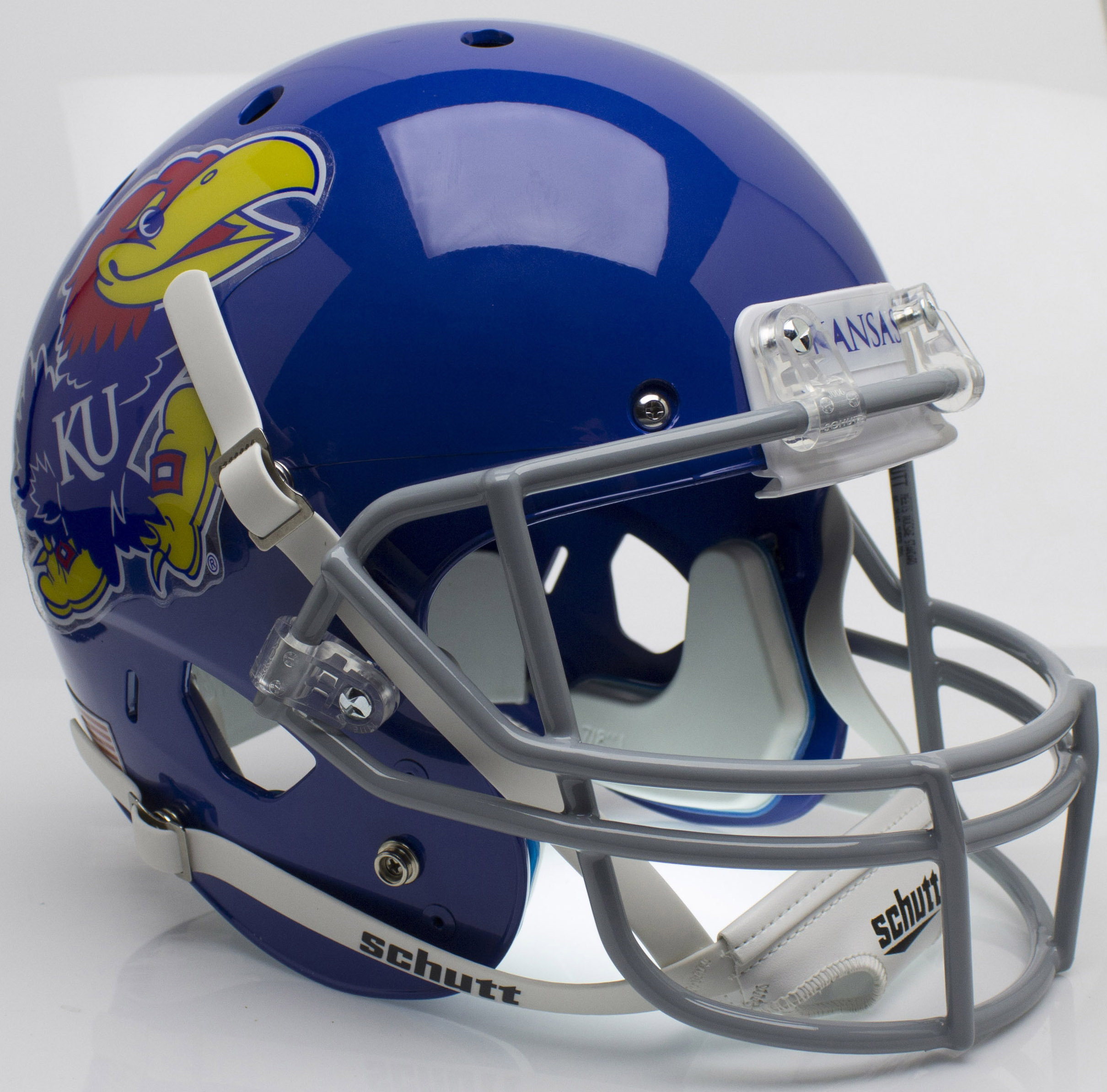Kansas Jayhawks Full XP Replica Football Helmet Schutt