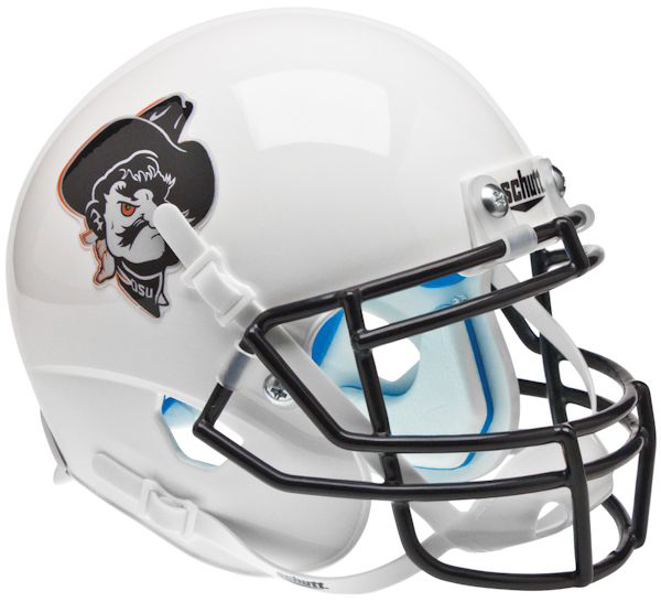 Oklahoma State Cowboys Authentic College XP Football Helmet Schutt <B>Pistol Pete White</B>