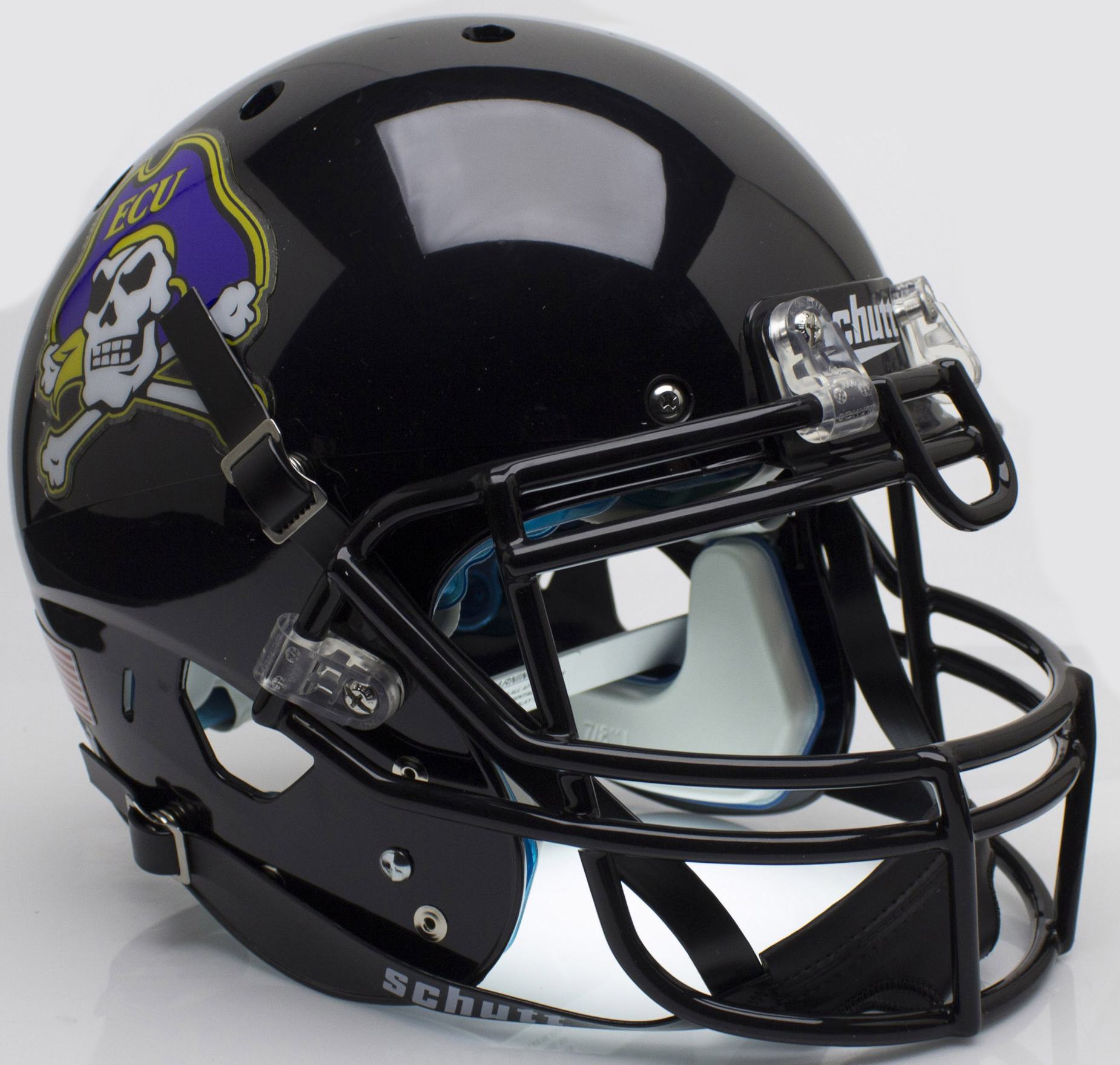 East Carolina Pirates Authentic College Xp Football Helmet Schutt Black