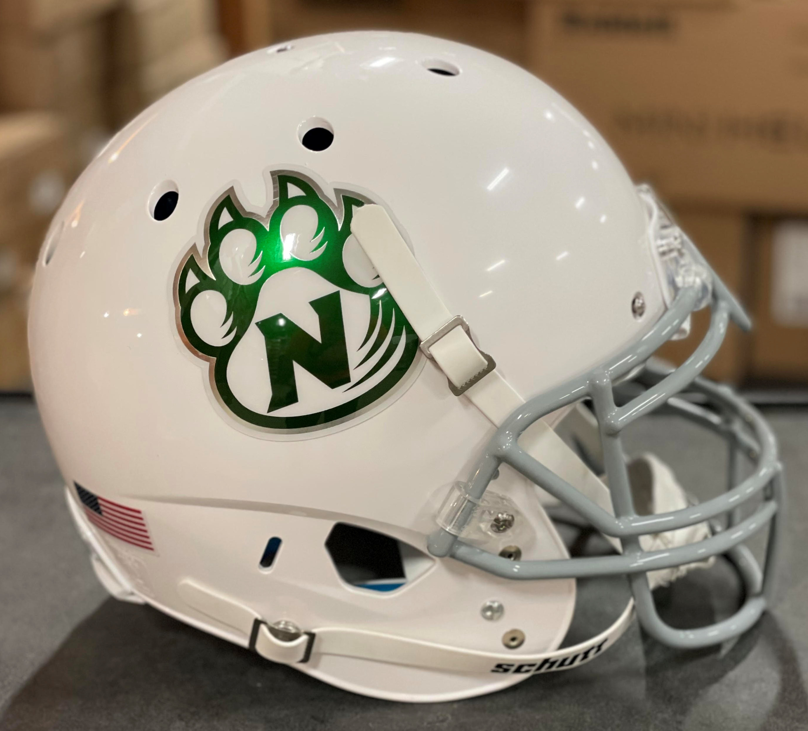 Northwest Missouri State Bearcats Authentic College XP Football Helmet Schutt <B>White</B>