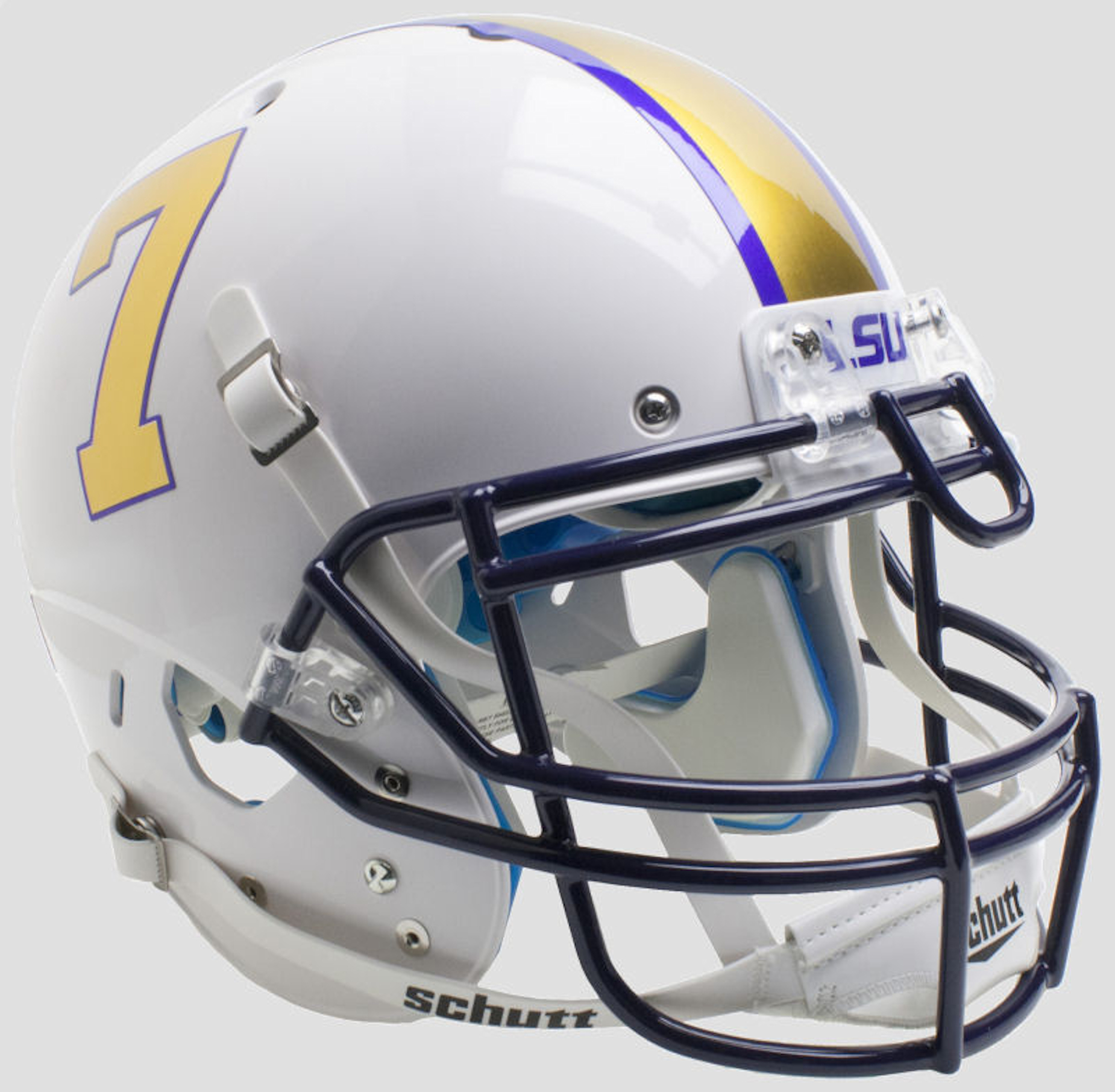 LSU Tigers Authentic College XP Football Helmet Schutt <B>Gridiron Gold</B>