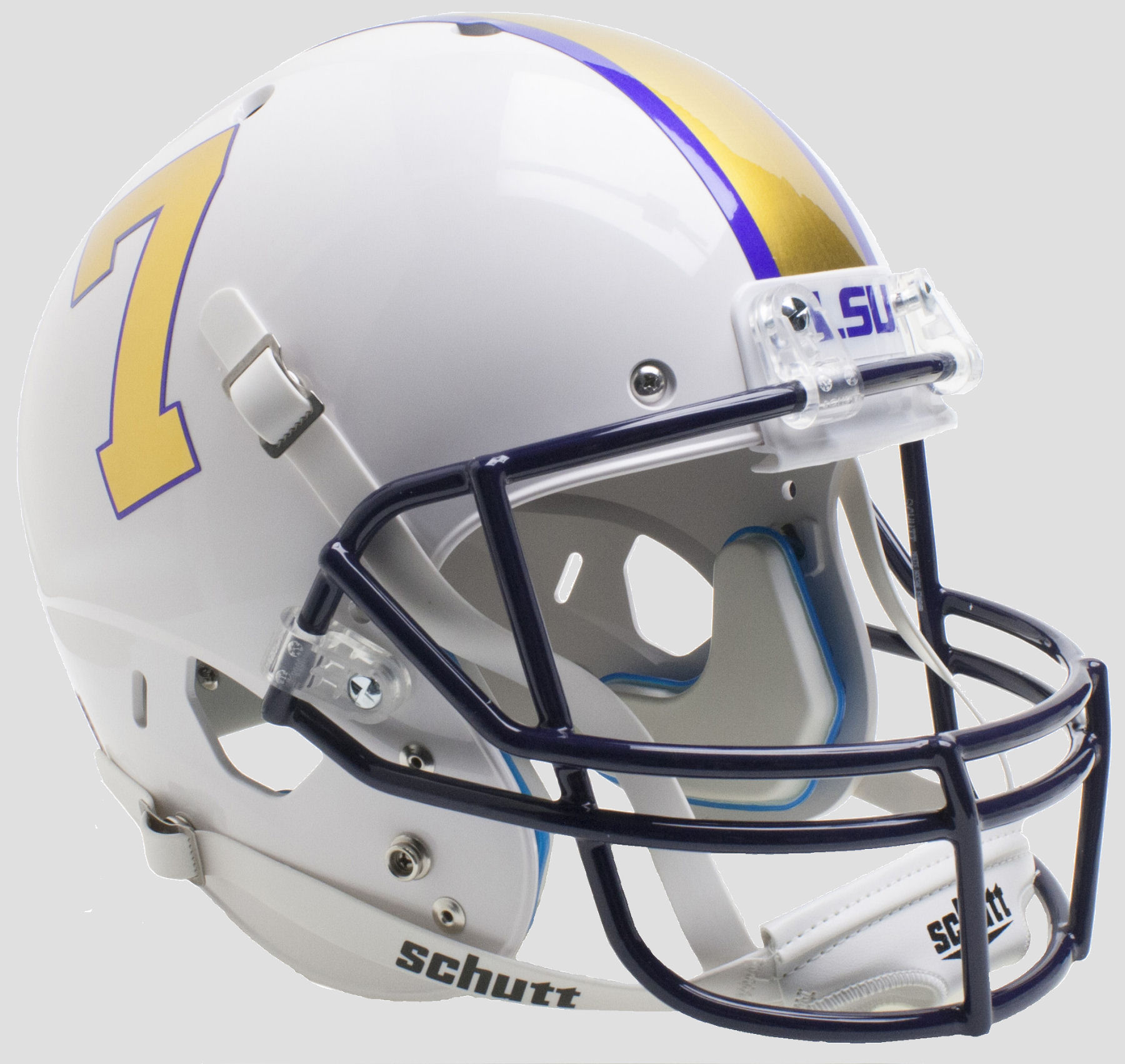 LSU Tigers Full XP Replica Football Helmet Schutt <B>Gridiron Gold</B>