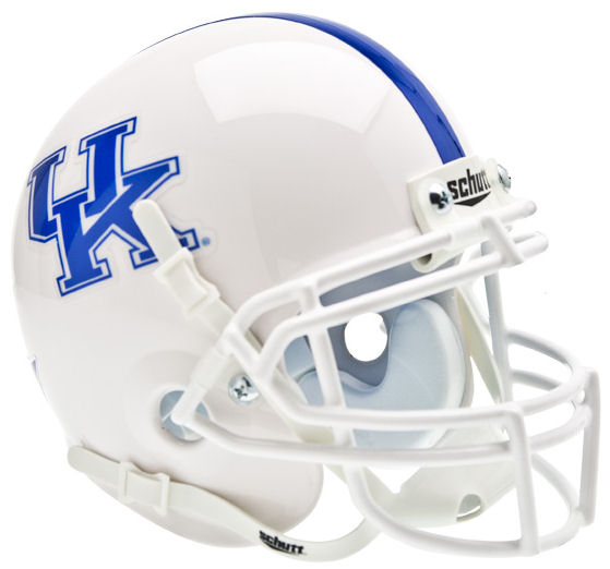 Kentucky Wildcats Mini XP Authentic Helmet Schutt <B>White</B>