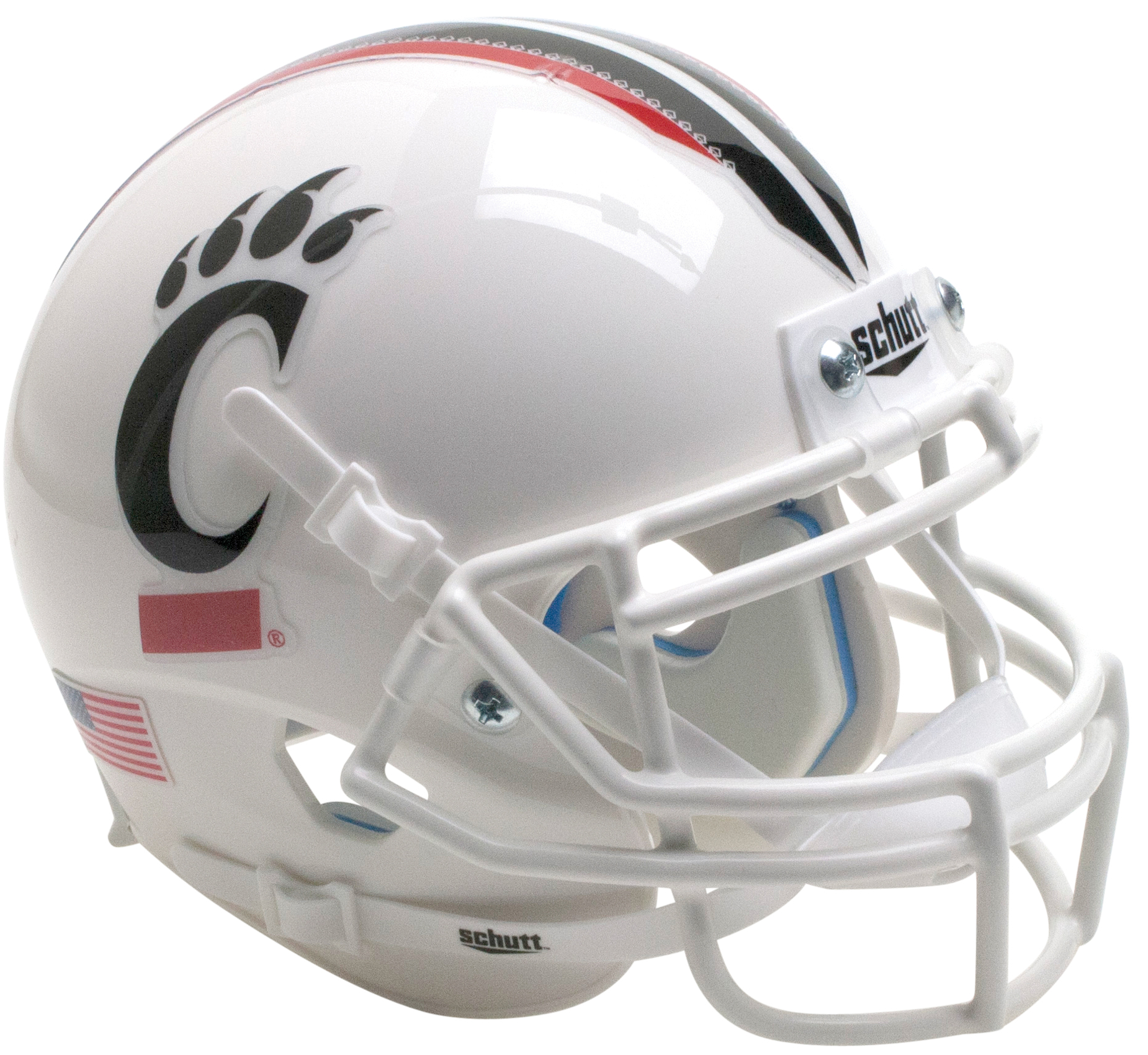 Cincinnati Bearcats Mini XP Authentic Helmet Schutt <B>Tribal Stripe</B>