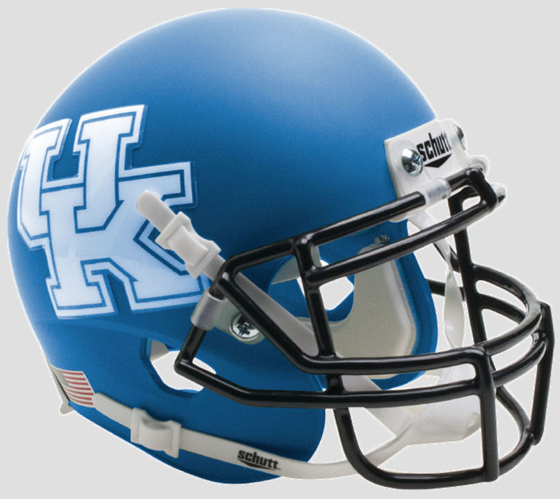 Kentucky Wildcats Mini XP Authentic Helmet Schutt <B>Matte Royal</B>