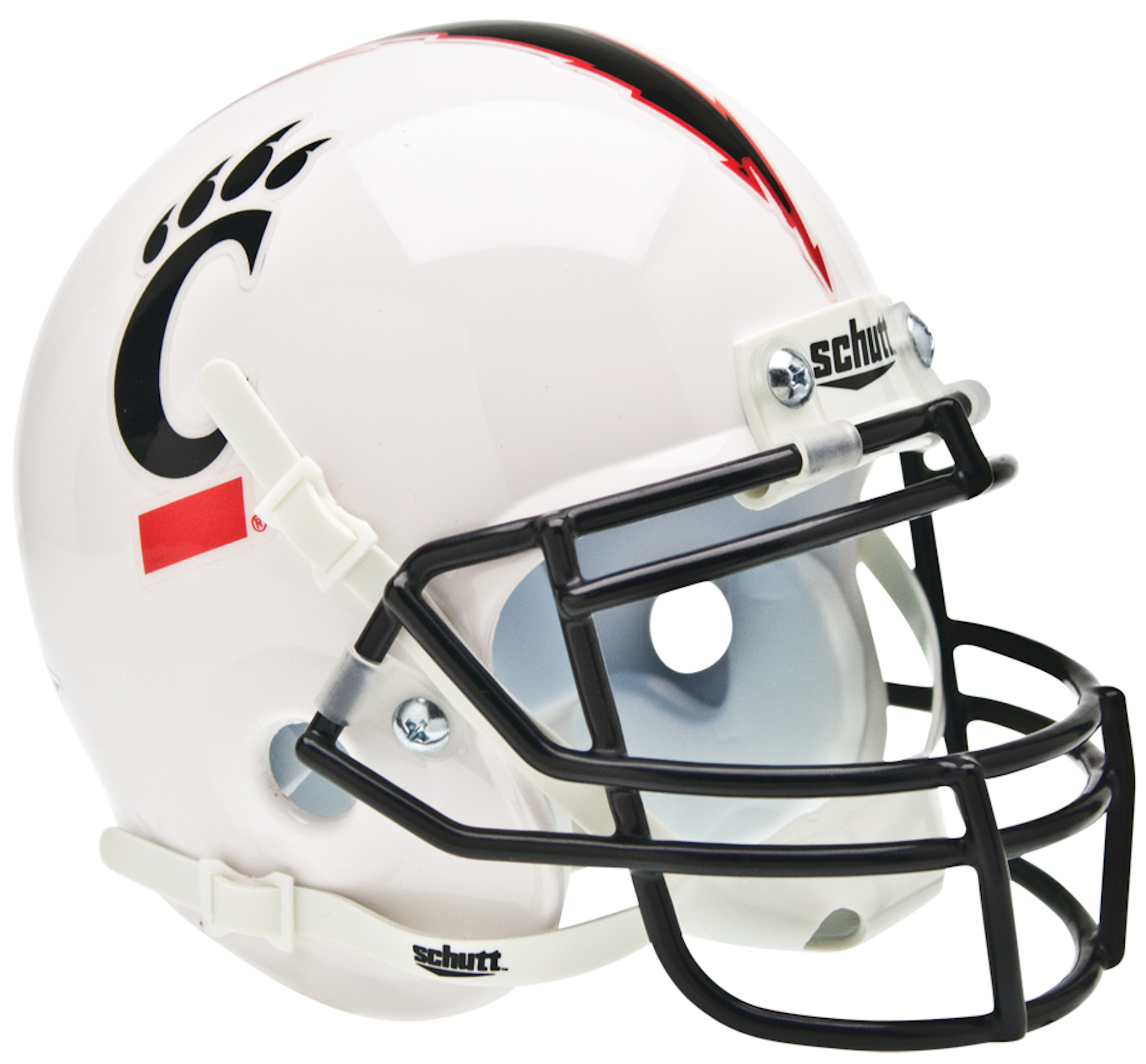 Cincinnati Bearcats Mini XP Authentic Helmet Schutt <B>White</B>