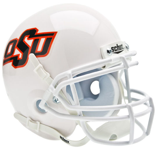 Oklahoma State Cowboys Mini XP Authentic Helmet Schutt <B>White</B>