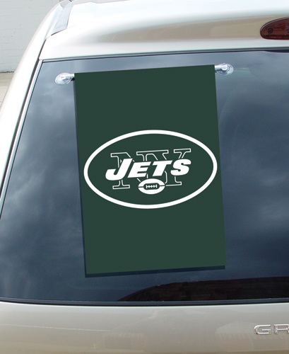 New York Jets Car Window Flag <B>BLOWOUT SALE</B>
