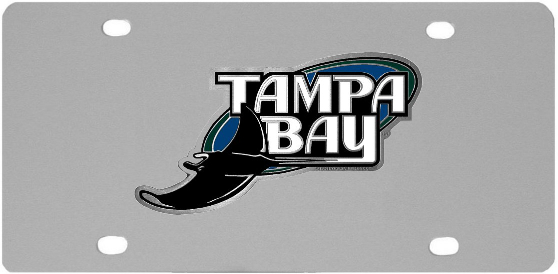 Tampa Bay Rays Logo License Plate