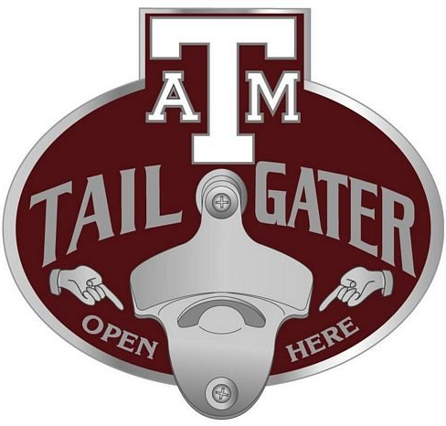Texas A&M Aggies Bottle Opener Hitch Cover