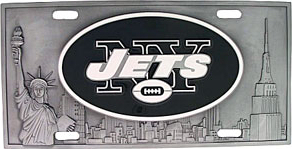 New York Jets License Plate 3D