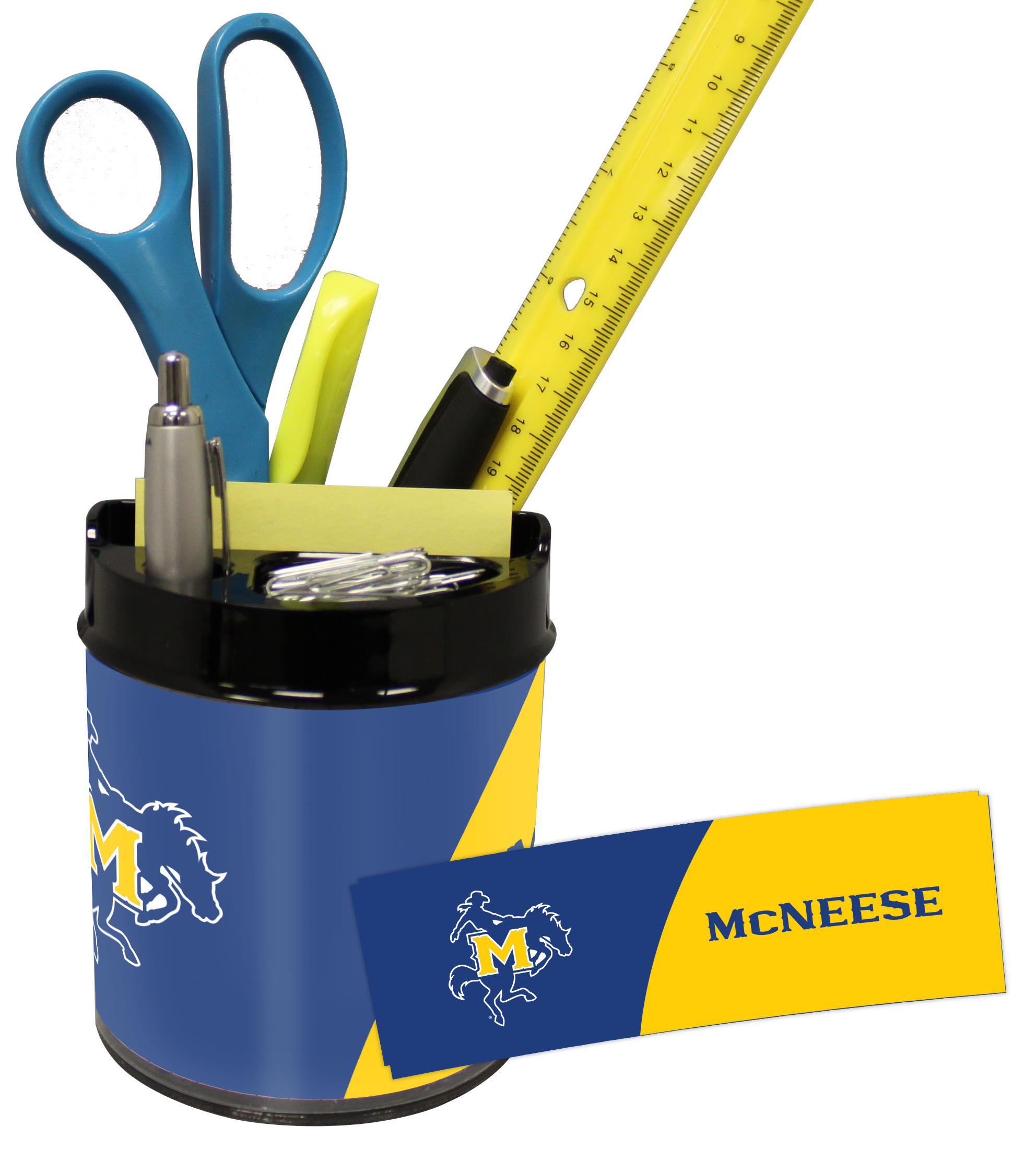 McNeese State Cowboys Small Desk Caddy