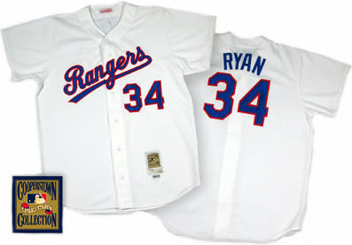 Texas Rangers Nolan Ryan 1993 Home Jersey - 46 (L)