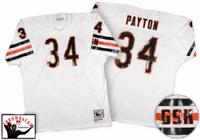 Chicago Bears Walter Payton 1985 White Jersey - Walter Payton 48 (XL) Jersey