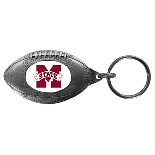 Mississippi State Bulldogs Pewter Key Ring