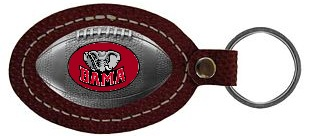 Alabama Crimson Tide Leather Key Chain