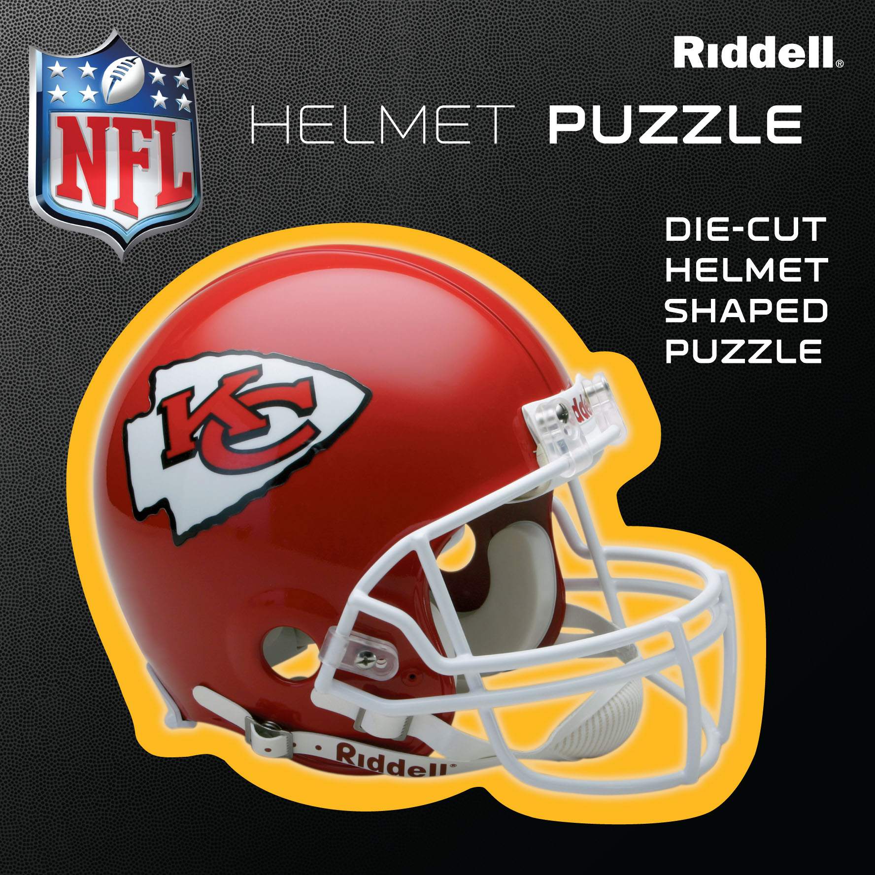 Kansas City Chiefs Helmet Puzzle 100 Pieces Riddell