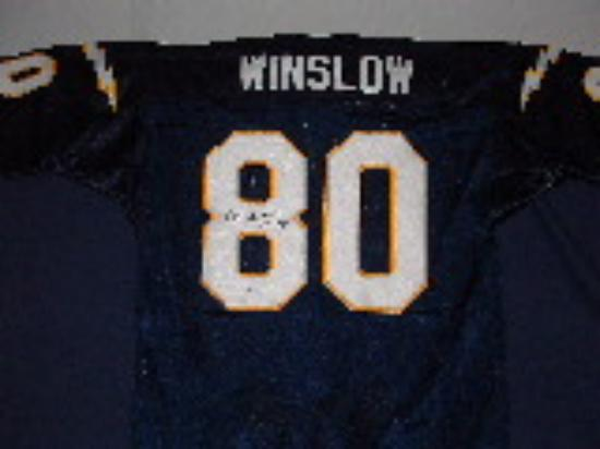 Kellen Winslow San Diego Chargers Autographed Jersey