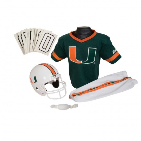 Miami Hurricanes NCAA Youth Uniform Set - Miami Hurricanes Uniform Small (ages 4-6)