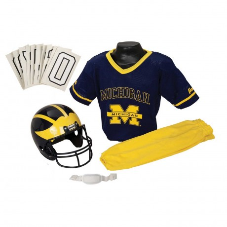 Michigan Wolverines NCAA Youth Uniform Set - Michigan Wolverines Uniform Small (ages 4-6)