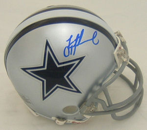 Troy Aikman Dallas Cowboys Autographed Mini Helmet