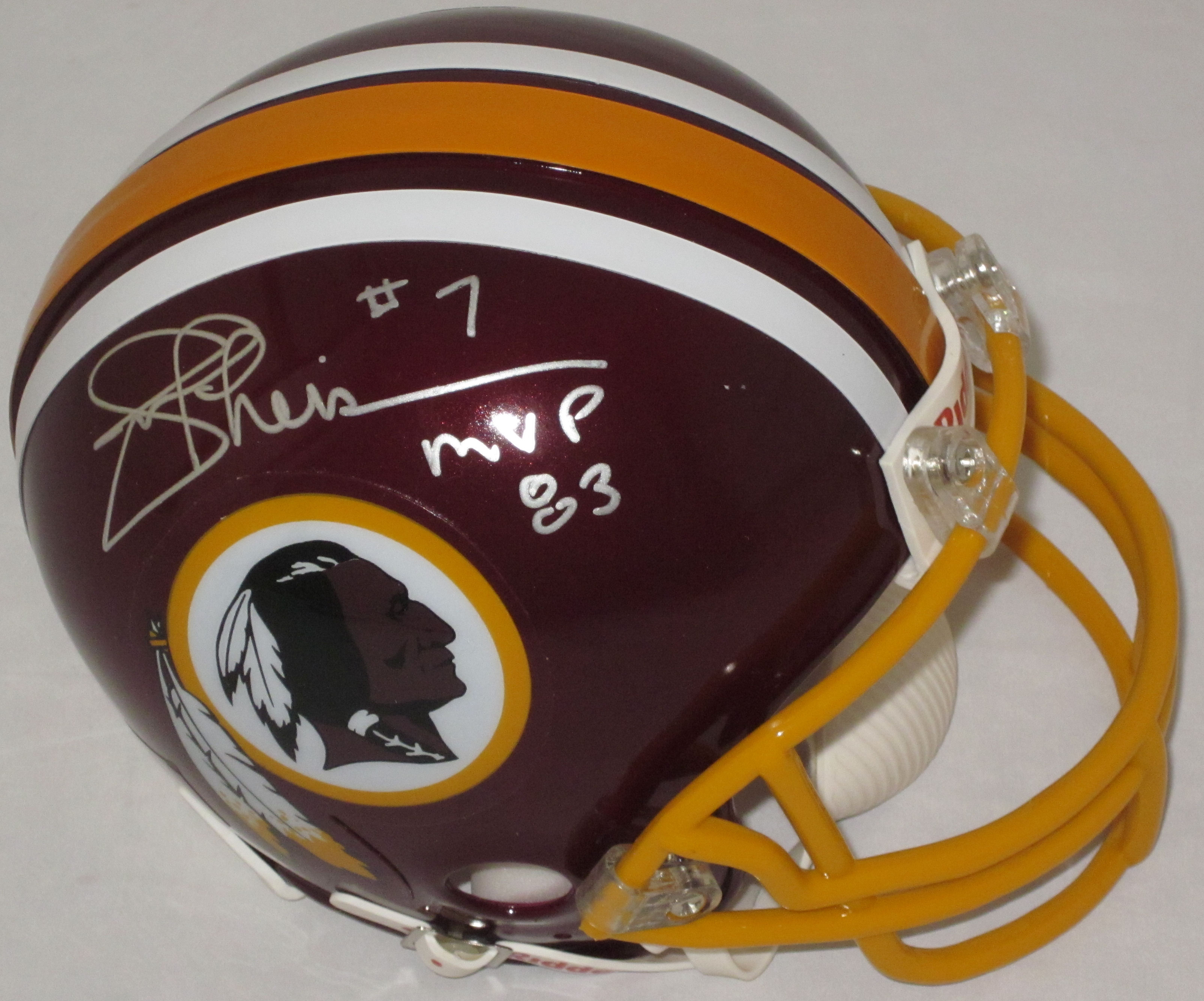 Joe Theismann Washington Redskins Autographed Mini Helmet