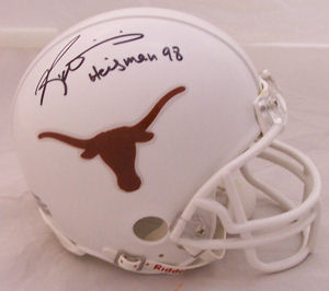 Ricky Williams Texas Longhorns Autographed Mini Helmet